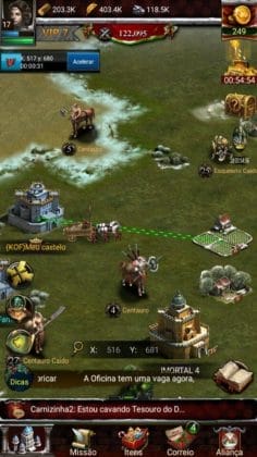Como criar castelos farm no Clash of Kings 7