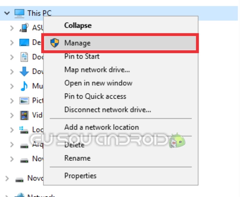mostrando como entrar no gerenciador de drivers do windows