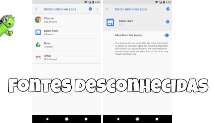 Fontes desconhecidas no Android Oreo