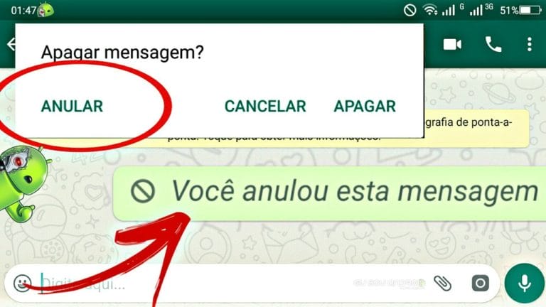 WhatsApp Começa a Liberar Função de Apagar Mensagem
