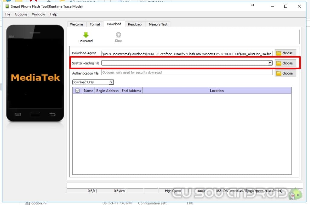sp flash tools scatter zenfone 3 max
