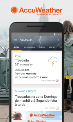 Previsão de tempo de Accuweather