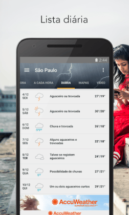 Previsão de tempo de Accuweather