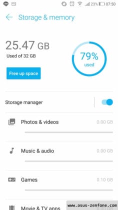 Zenfone 3 Android Oreo