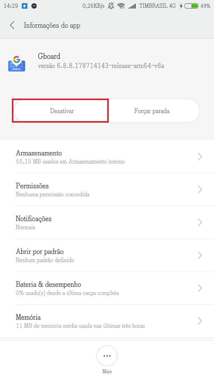 Desativar Aplicativos do Sistema no Xiaomi