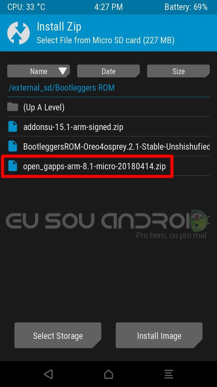 Como instalar o android 8.1