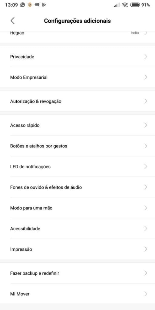Miui 10 - Como Ativar Modo uma Mão