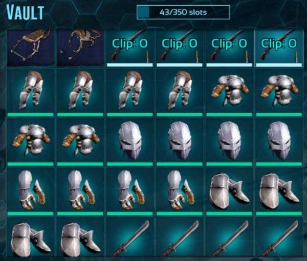 armadura ascendente ark mobile