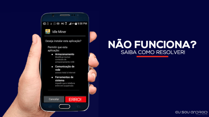 Como resolver o problema do botão de instalação bloqueado no Android