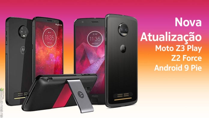 Moto Z3 Play e Z2 Force Começam a Receber Android Pie capa principal eu sou android google