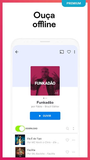	 Deezer: Ouvir Música Online, Playlists e Rádio